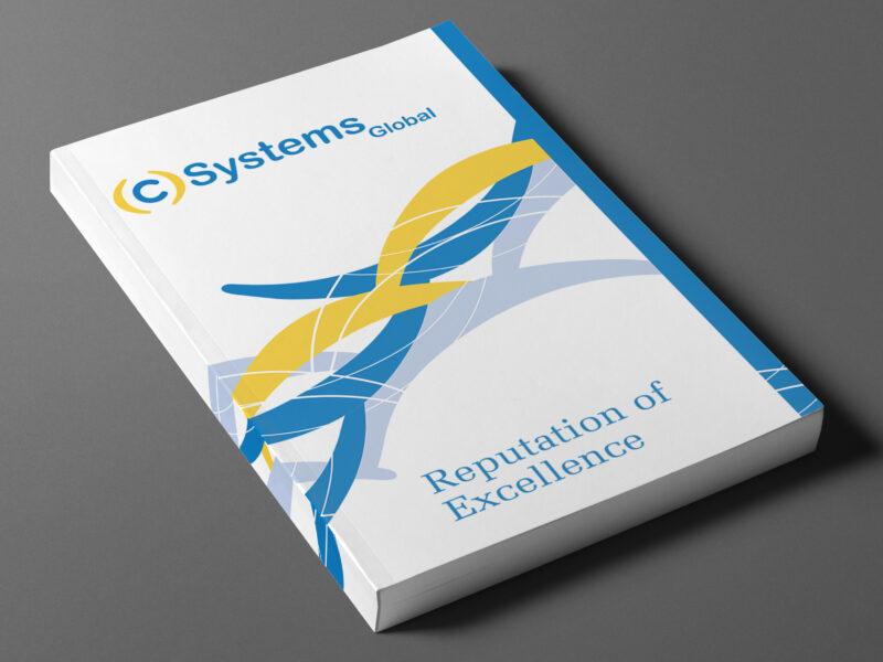 (C) Systems trade show notebook giveaway