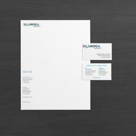 Silaroca letterhead and business card