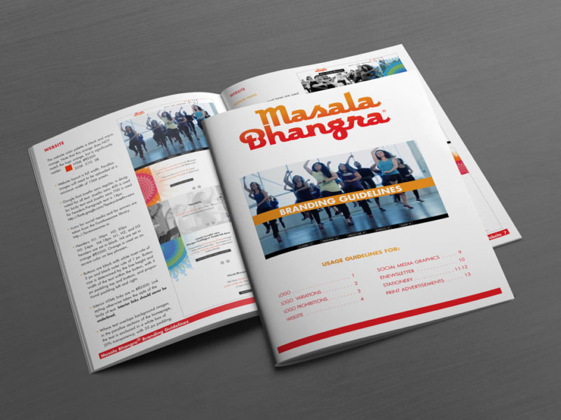 Masala Bhangra branding guidelines
