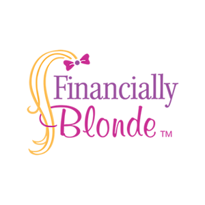 Financially Blonde logo designed by Optimum Design & consulting