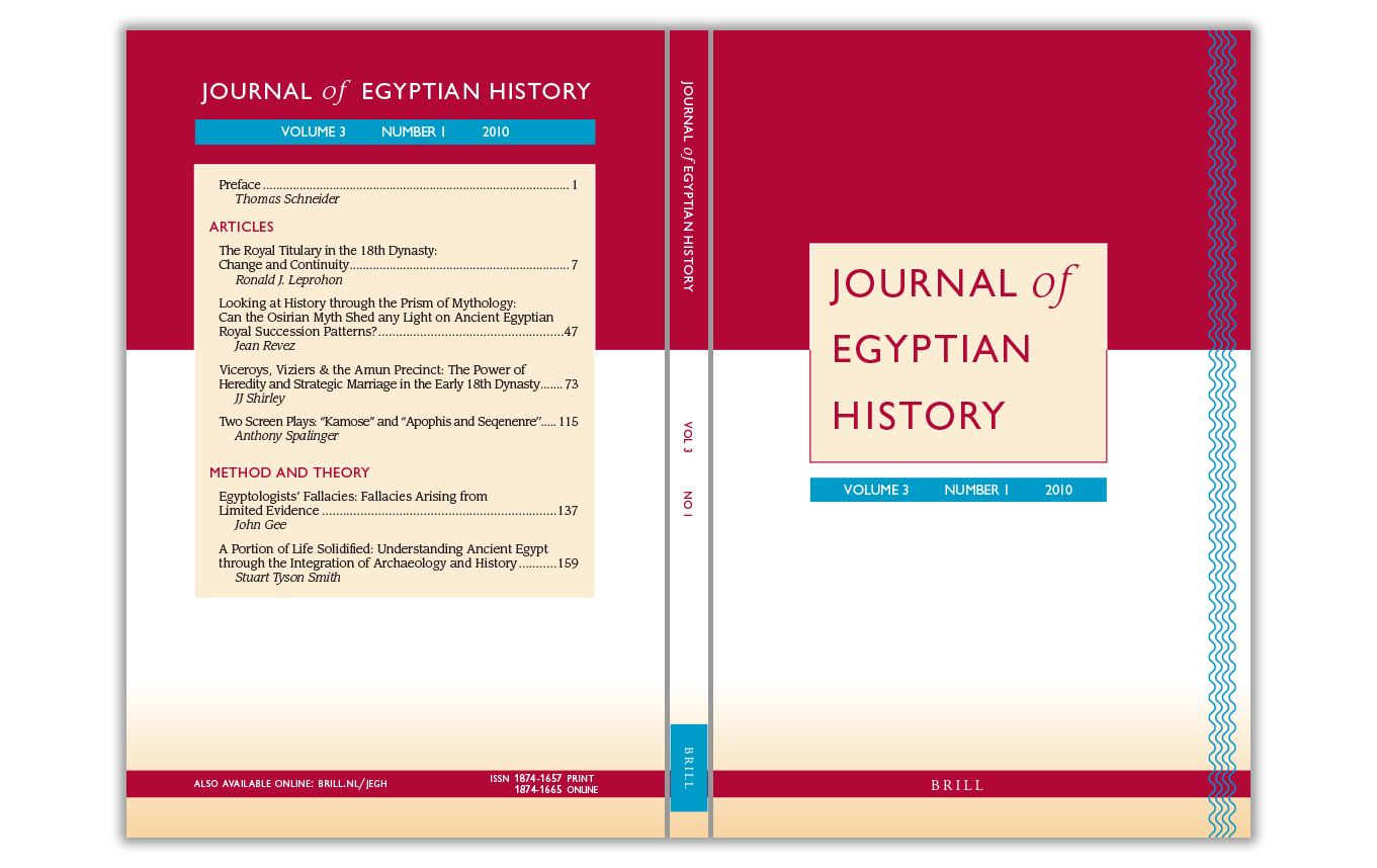 Brill Journal of Egyptian History cover