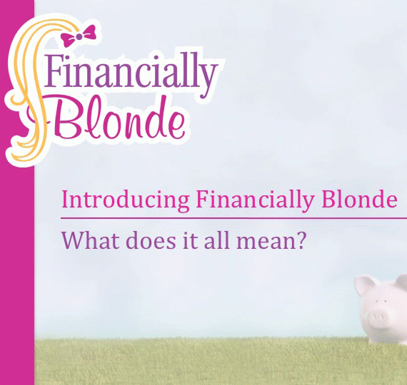 Financially Blonde PowerPoint presentation