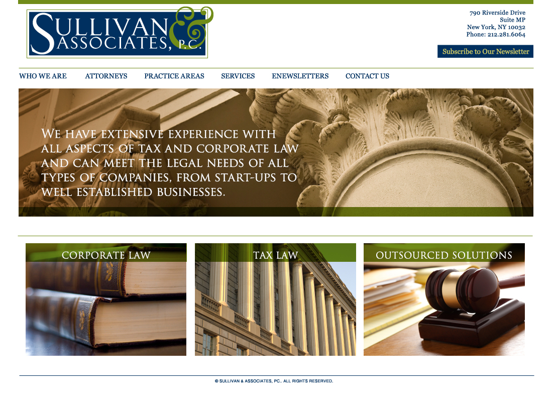 Sullivan & Associates homepage