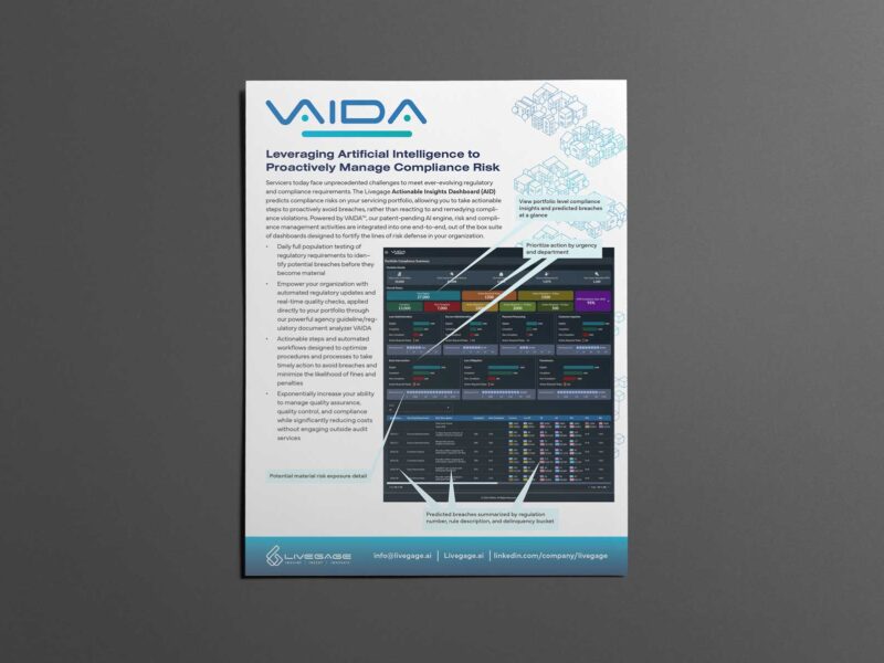 Livegage product sheet designed by Optimum Design & Consulting