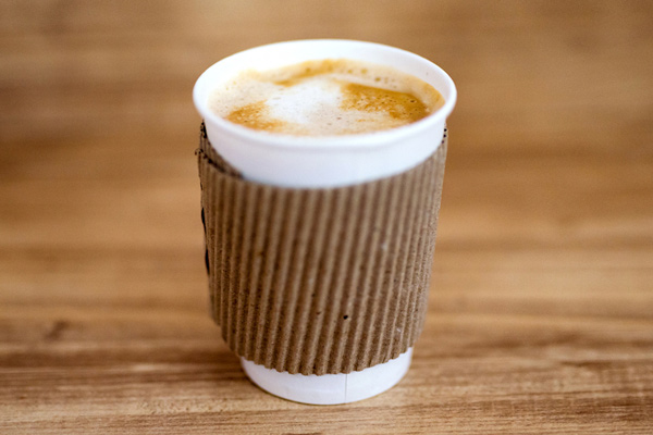 to-go paper coffee cup